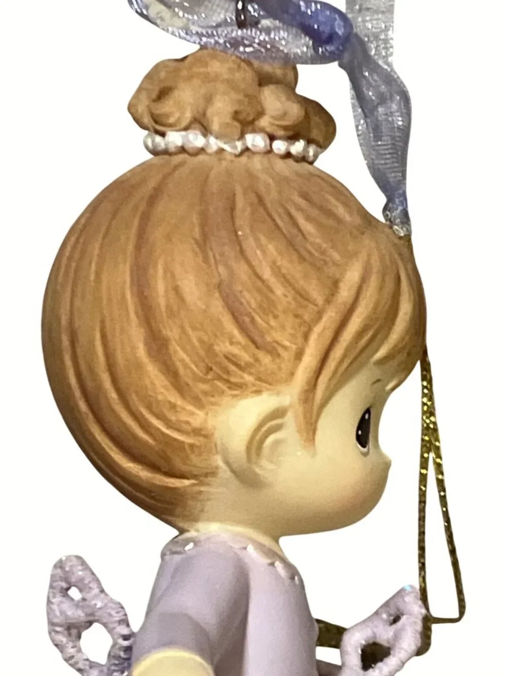Precious Moments Purple Ballerina Ornament